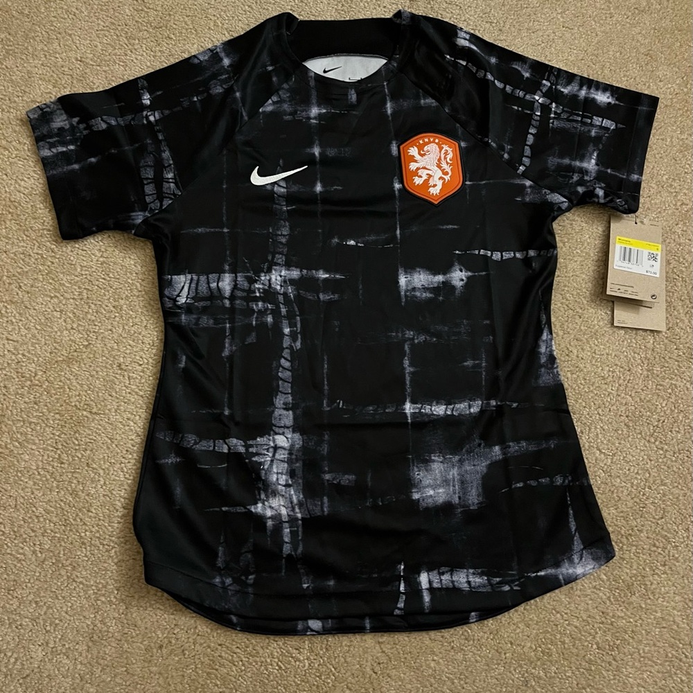 Nike Dri Fit Netherlands Football Soccer Jersey DM9570-010 Women's Size Small